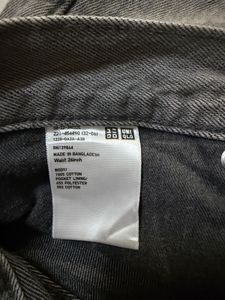 UNIQLO Distressed Grey Denim Shorts
