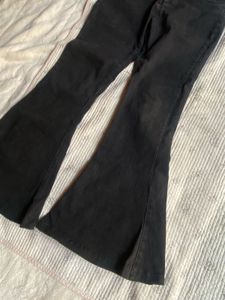 y2k black bootcut jeans