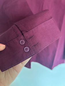 Maroon V-Neck Tunic Kurta
