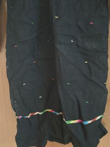 KASHMIRI Beautiful Black Full Sleeves Kurti Women