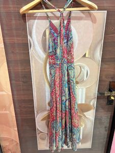 Boho Paisley Print Summer Dress