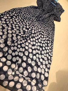 Polka Dot Chiffon Dress