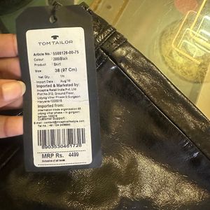 Tom Tailor Leather Skirt With Zipper