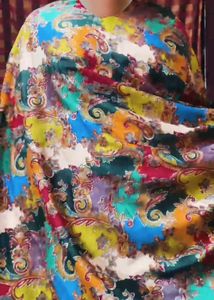 brand new Vibrant Paisley Print heavy Dupatta