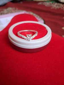 Heart Shaped Ring with Stones