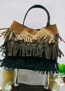 Boho Fringed Shoulder Bag