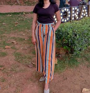 Striped Palazzo Pants