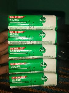 Dettol Original Soap - 5 Bars