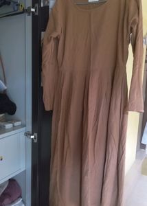 Cute Cottage Girl Core🎀 Brown Dress