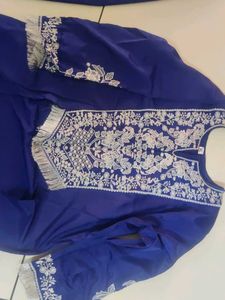 Vibrant purple dhoti kurta pattern