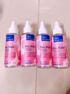 Blue heaven Rose Water Toner Pack of 4