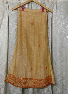 Elegant Orange &amp; Gold Indian Outfit for Kids