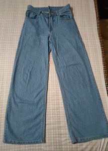 Wide Leg High Waist Jeans
