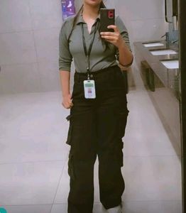 Stylish Black Cargo Pants