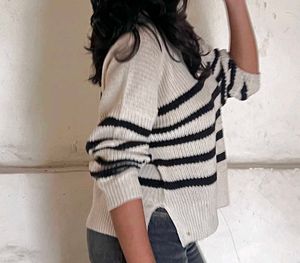 Striped Knit Sweater