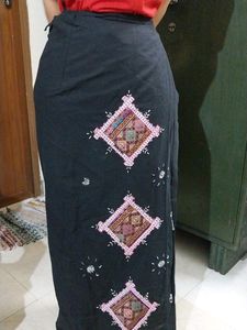Ethnic Wrap Skirt