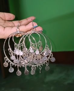 Set Of 3 Beautiful Silver Earings🤍🤍🤍