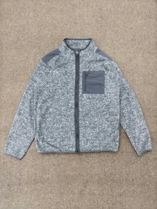 Primark Gray Zip Up Fleece Jacket