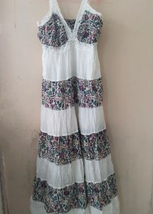 White Floral Dress