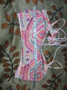 Back Less Rajasthani Blouse