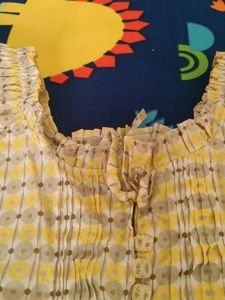 Vintage Yellow Plaid Dress