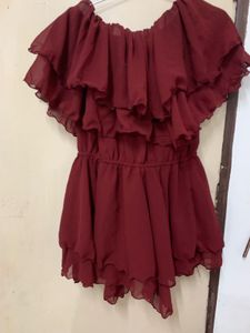 Chic Off-Shoulder Ruffled Top