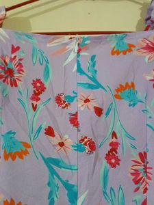 Floral Print Mini Dress