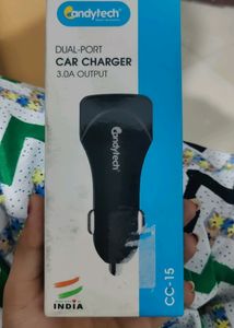 Candytech . Dual-port Car Charger. 3.0A Output.