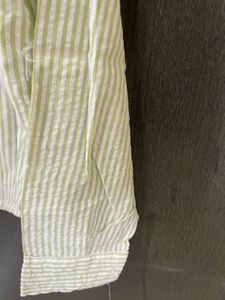 Chic Striped Button-Up Shirt