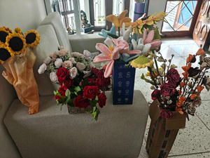Handmade Crochet Flower Bouquet