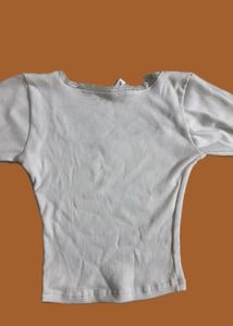 Square Neck Ribbed Top
