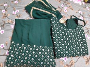 Kurti With Skirt & Dupatta