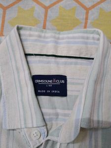 Men's Striped Short Sleeve Shirt