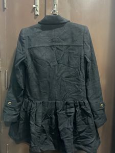 woolen frock for winters and stripes top combo