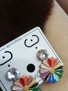 Colorful Daisy Earrings