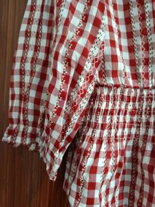 vintage red gingham tol