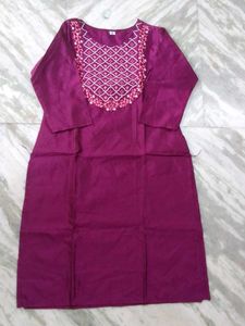 Beautiful Purple Kurta Set