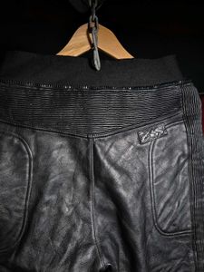 Black Leather Motorcycle Pants