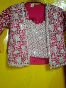 Plazo with jacket dress