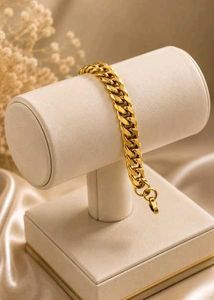 Chunky Gold Chain Bracelet for men