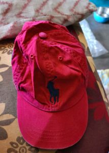 Ralph Lauren red Baseball kid's cap