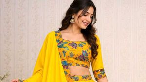 6 color available navratri lehenga choli set