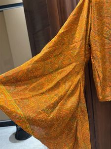 Vibrant Paisley Print Kimono Jacket
