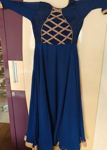Elegant Blue Ethnic Gown