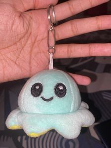 Cute Plush Octopus Keychain