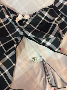 Chic Plaid Cutout Mini Dress co-ord set