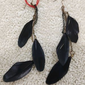 Feather earing