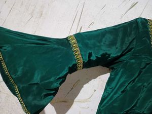 Elegant Green Silk Kurta Palazzo Set