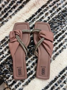 Stylish Embellished Flat Sandals