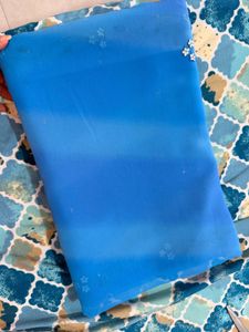 Beautiful Blue Ombre Saree